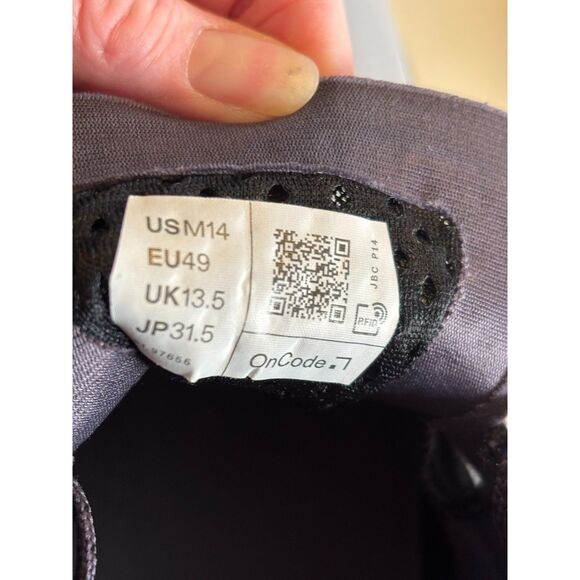 On Cloudmonster Grey Running Shoes Sz 14 - Picture 9 of 9